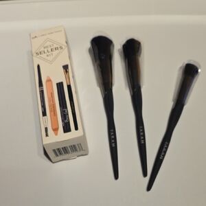 Black Makeup Brush Set with Box